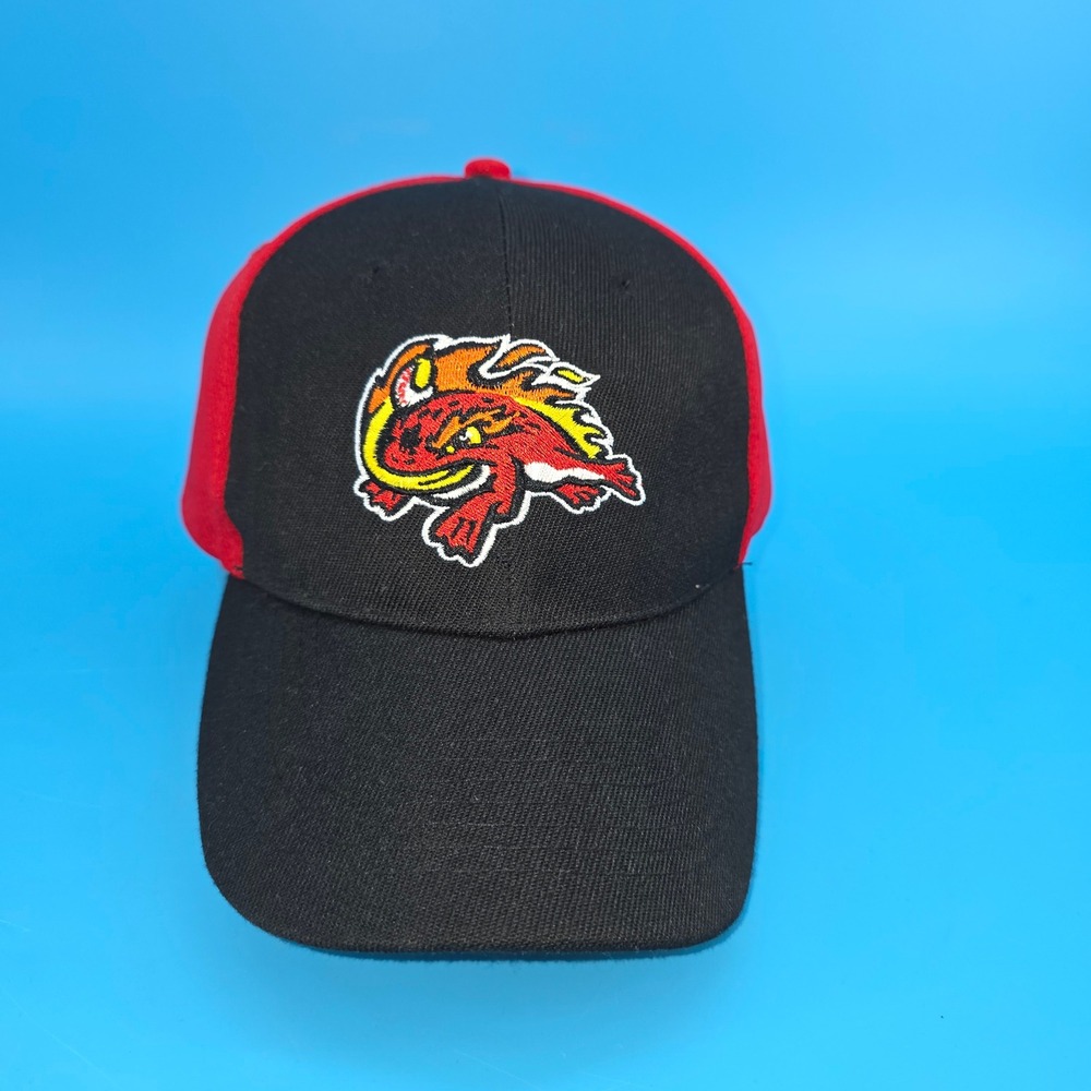 Melonwear MiLB Florida Fire Frogs Logo Cap Adult Adjustable Red Black Hat